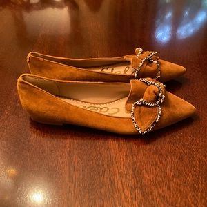 New Sam Edelman Flats Toffee suede size 7.5